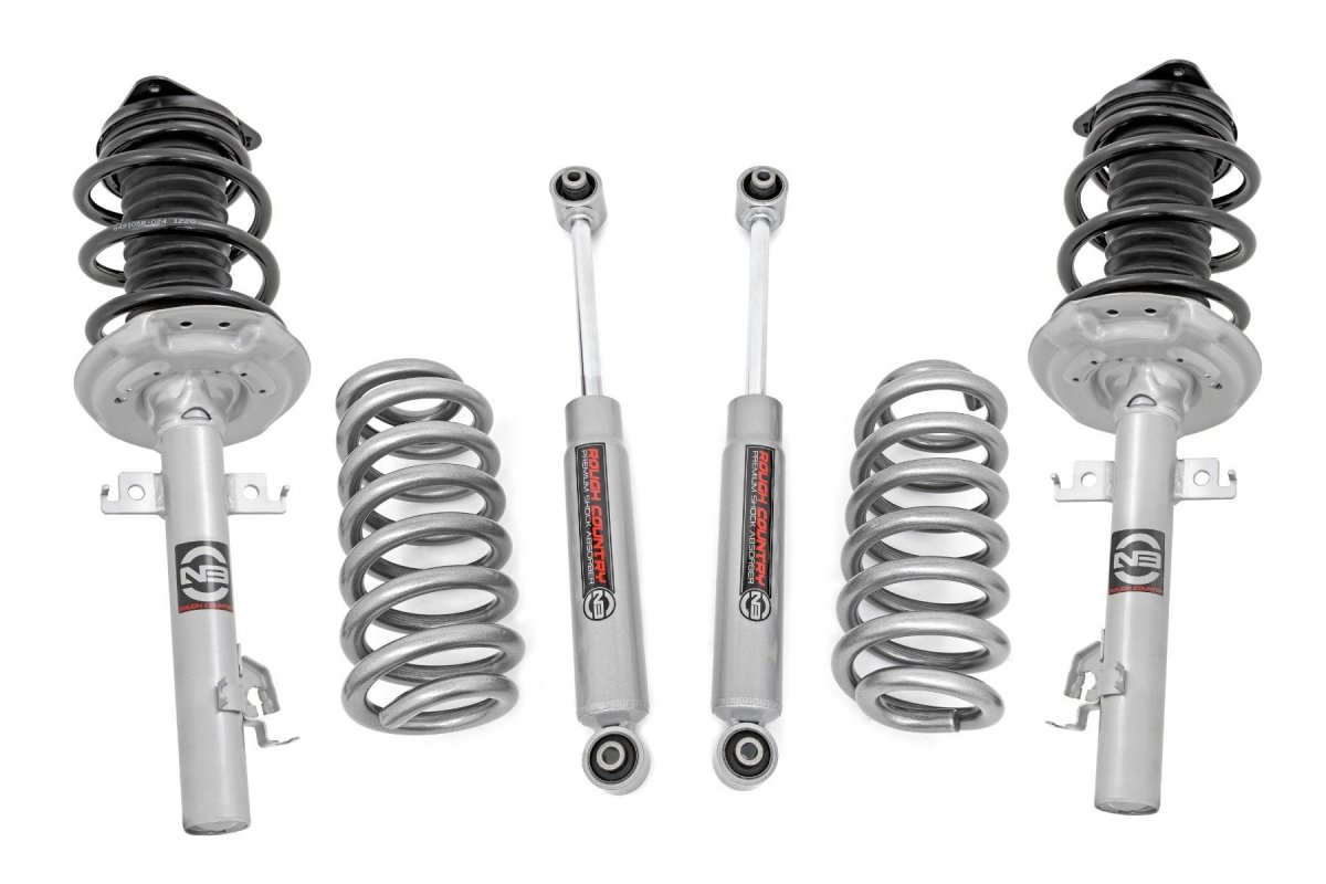 Nissan Rogue Suspension Lift Kit - Front + Rear - Rough Country - 1.5 Inch Lift Kit - '14-'20